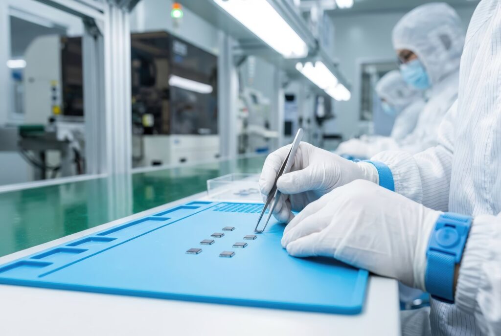 a clean room environment